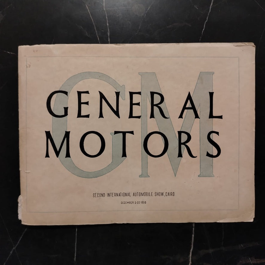GM, 2nd International Automobile Show held in Cairo - 1950 \ Booklet