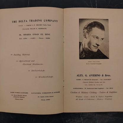 A program for the "Theatre Royal De L'Opera", Monday 28 January 1946 \ Brochure