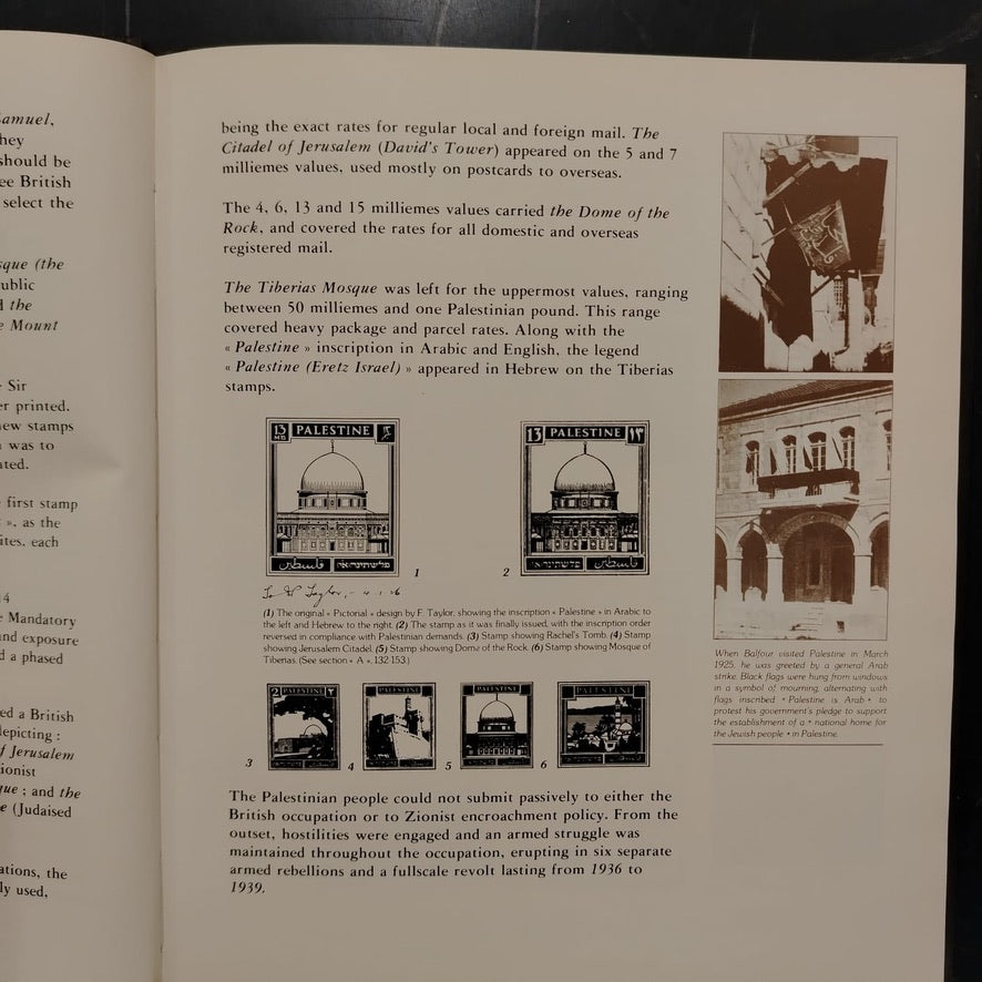 Palestine stamps (1865-1981) \ Stamps History Book