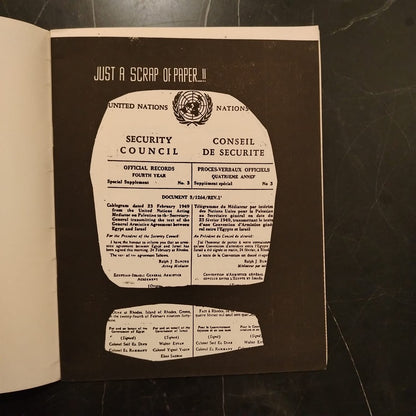 Israel : A Collection of Declarations , Articles and Cartoons 1947-1967 \ Book