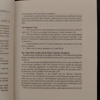 The Camp David Conference مؤتمر كامب ديفيد – الطريق إلى حل شامل \ Booklet