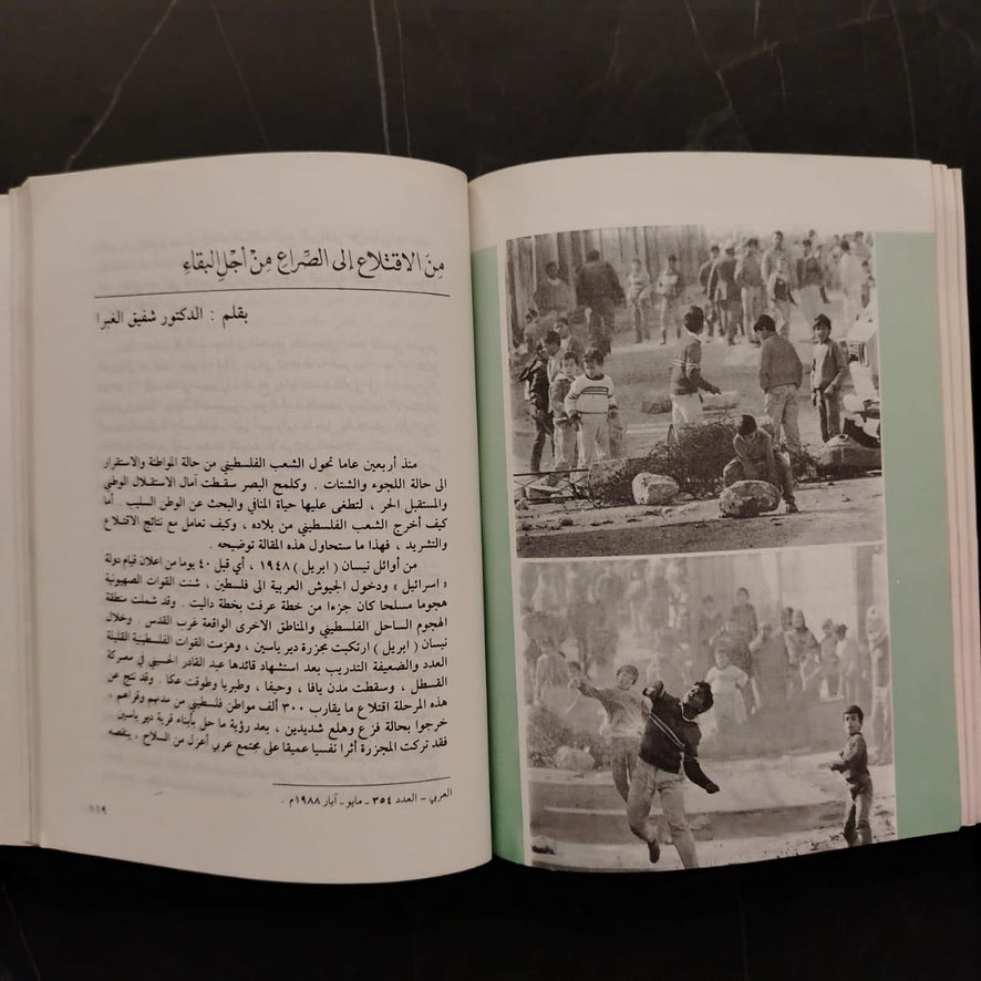 al-filastiniyoun min al-'qla3 'ila al-muqawamah الفلسطينيون من الإقتلاع إلى المقاومة \ Book