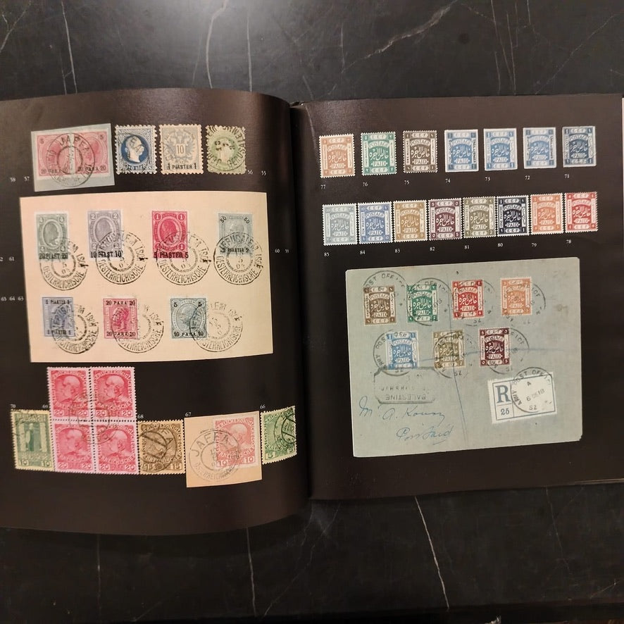 Palestine stamps (1865-1981) \ Stamps History Book