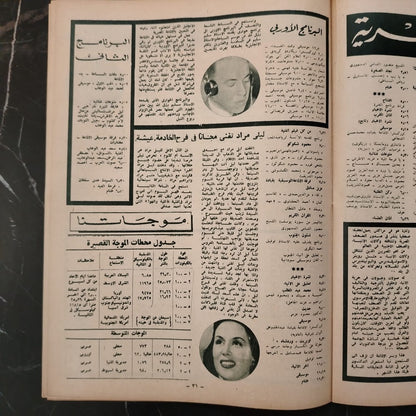 al-'itha'a al-Masriya Issue No. 981 \ Magazine