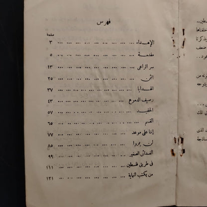 Raseef al-dumou' رصيف الدموع - قصص من فلسطين \ Book