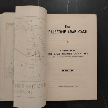 The Palestinian Arab Case \ Book