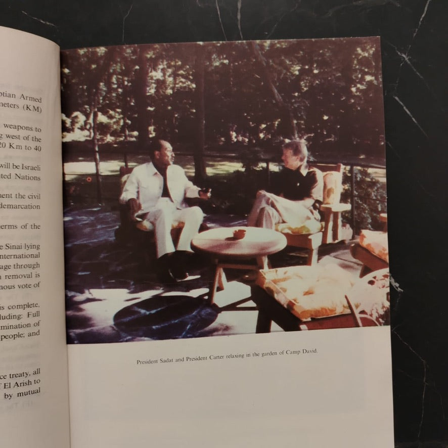 The Camp David Conference مؤتمر كامب ديفيد – الطريق إلى حل شامل \ Booklet