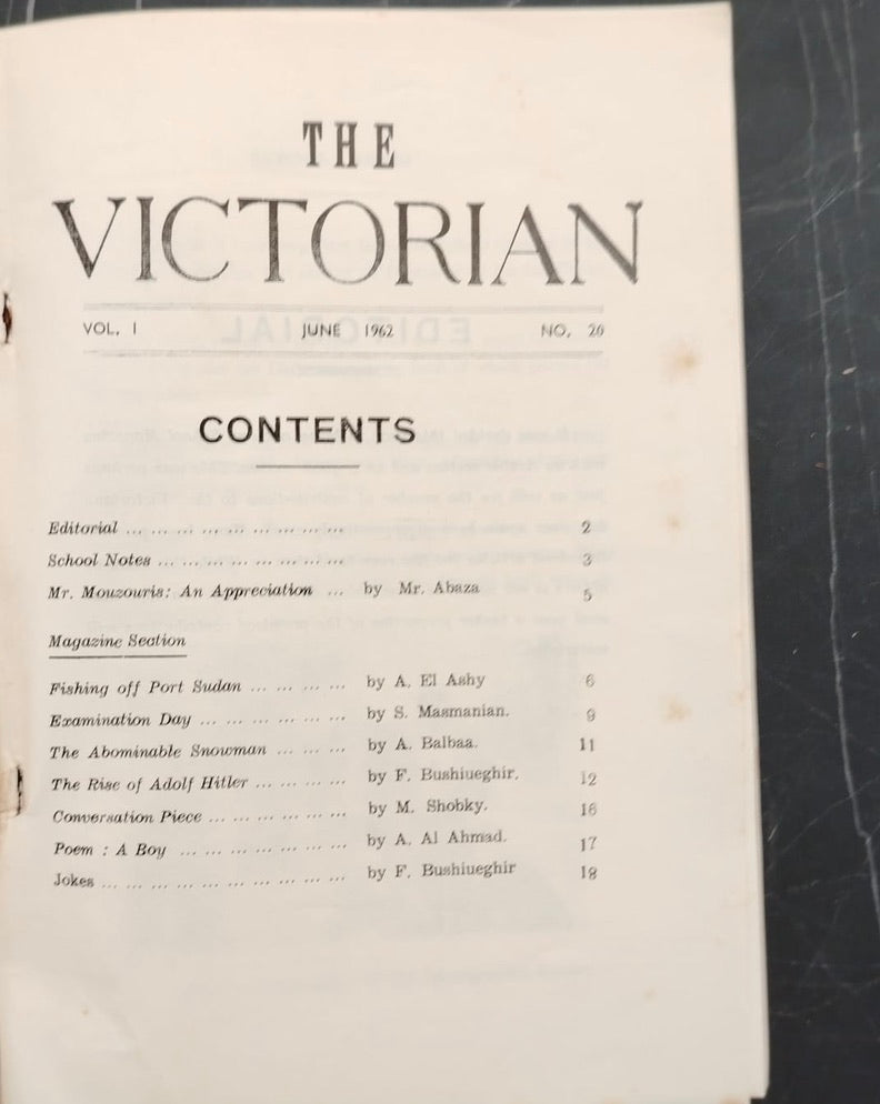 Victoria College Magazine Issue No. 21 \ School Magazine