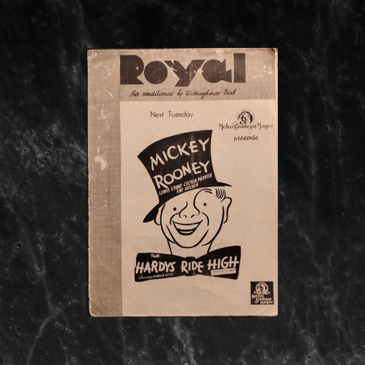 Original Promotional Brochure “The Hardys Ride High” (Mickey Rooney, 1939) \ Booklet